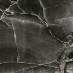 Piso Ceramico Onix Black 75x75 Retificado Polido Karina