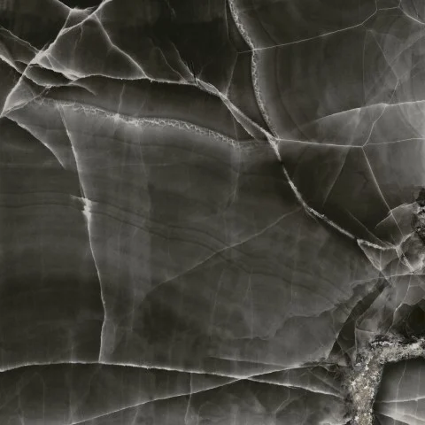 Piso Ceramico Onix Black 75x75 Retificado Polido Karina